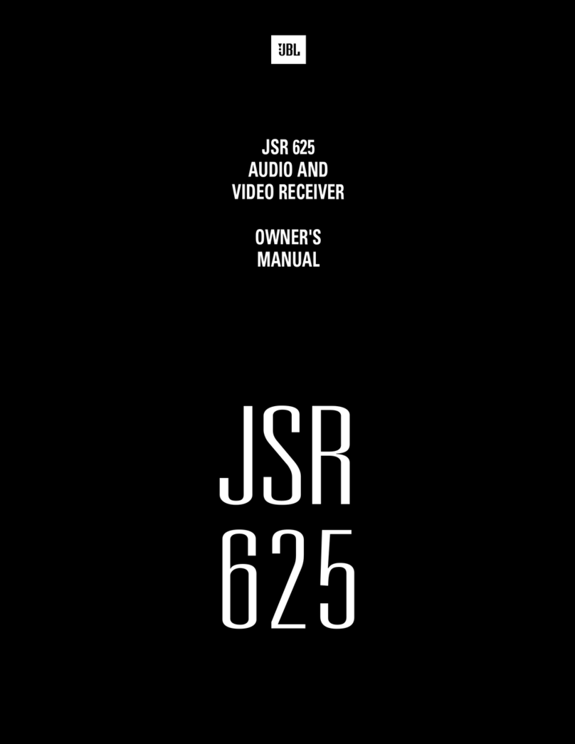 Harman JBL JSR 625 User manual