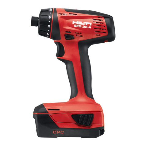 Hilti SFD 22-A User manual Hilti SFD 22-A User manual