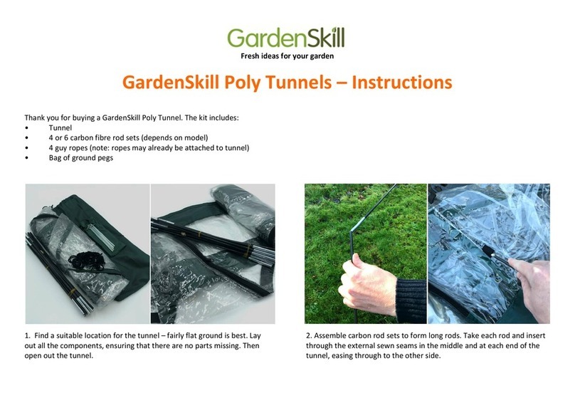 GardenSkill Poly Tunnels instructions GardenSkill Poly Tunnels instructions