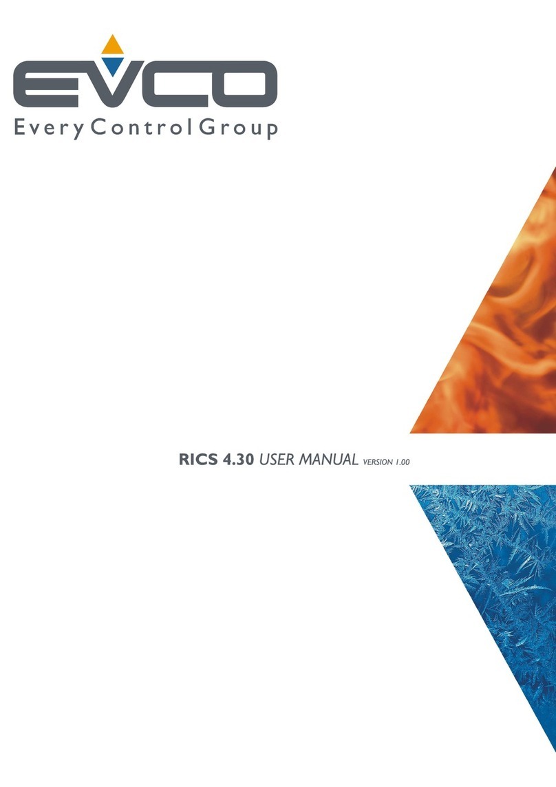 Evco RICS 4.30 user manual