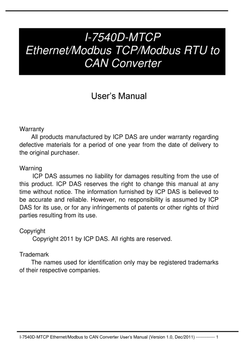iSP I-7540D-MTCP user manual