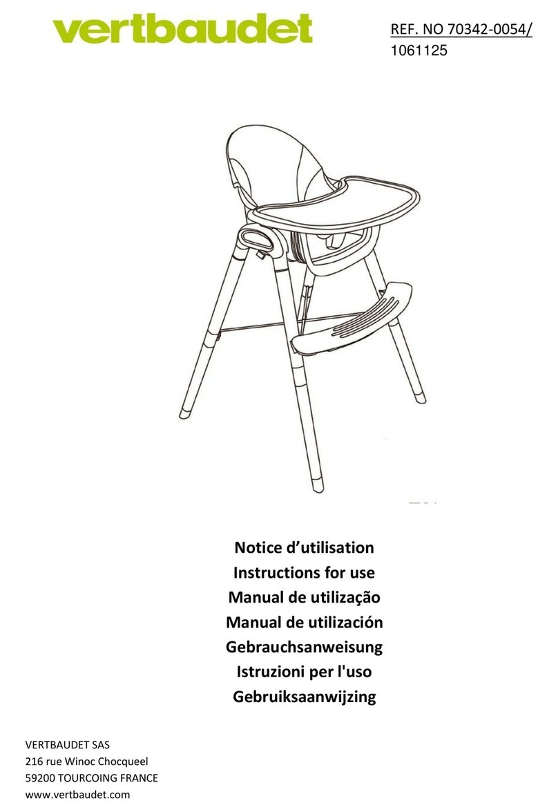 VERTBAUDET 70342-0054 User manual