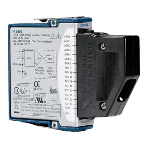 National Instruments NI-9206 User manual National Instruments NI-9206 User manual