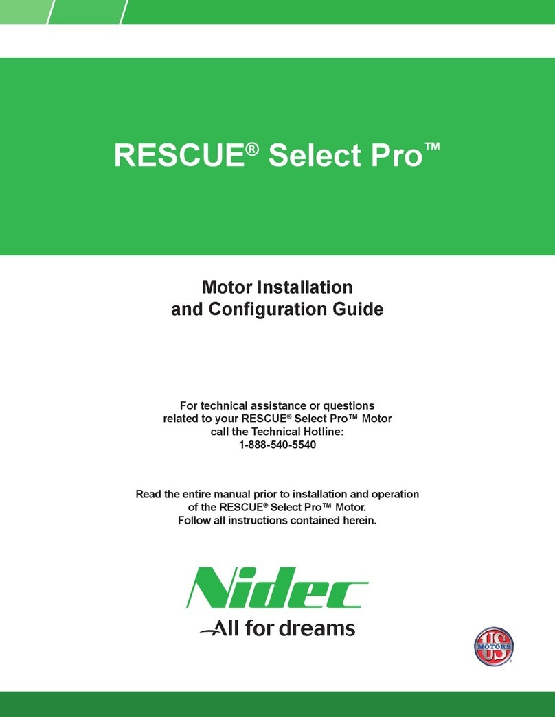 Nidec RESCUE Select Pro manual