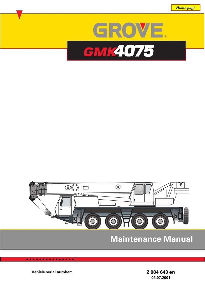 Grove GMK4075 Maintenance manual
