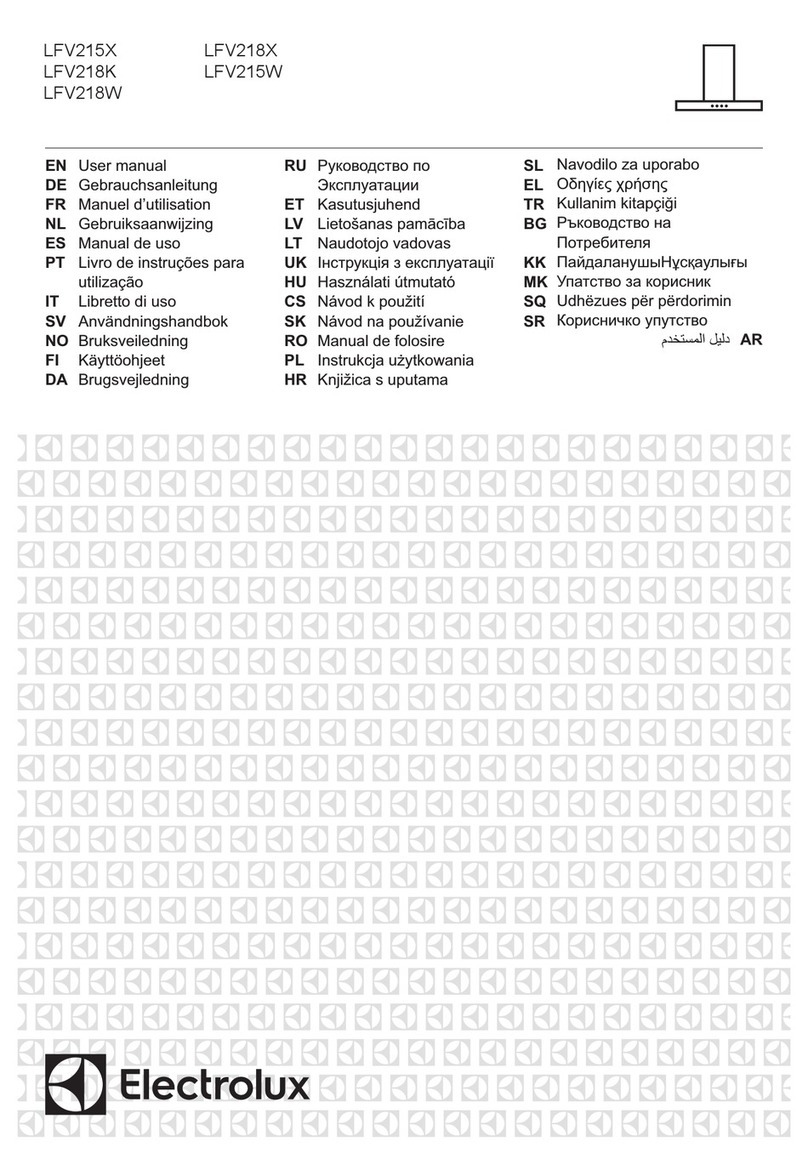 Electrolux LFV215X user manual