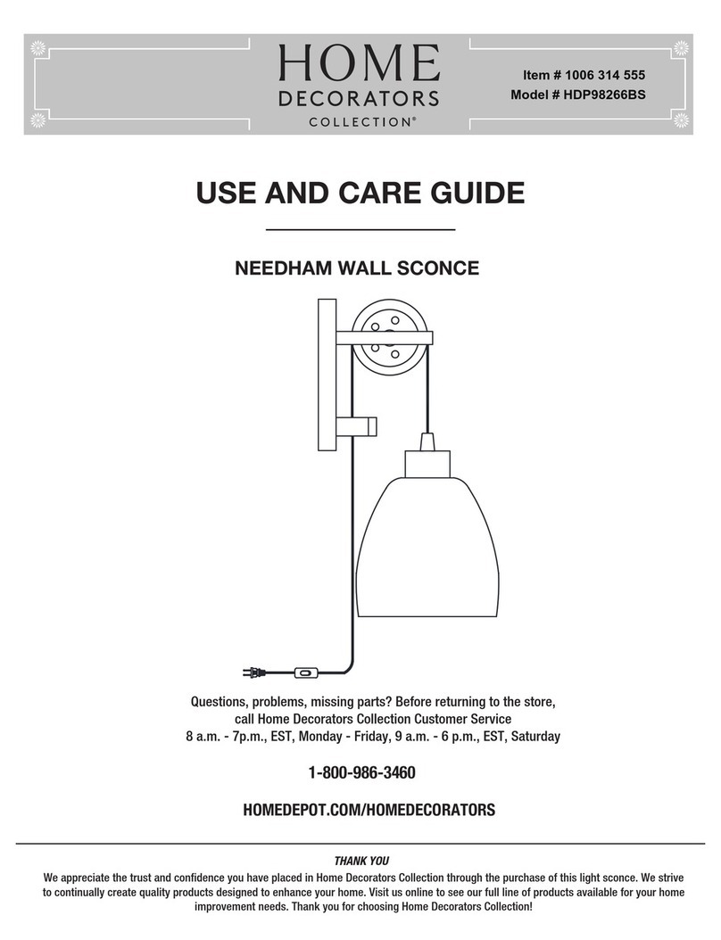 Home Decorators Collection NEEDHAM HDP98266BS Use and care guide Home Decorators Collection NEEDHAM HDP98266BS Use and care guide