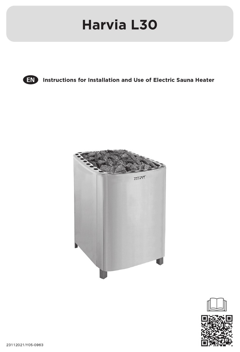 Harvia L30 Instructions for installation and use