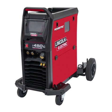 Lincoln Electric POWERTEC i450C ADVANCED Operator's manual