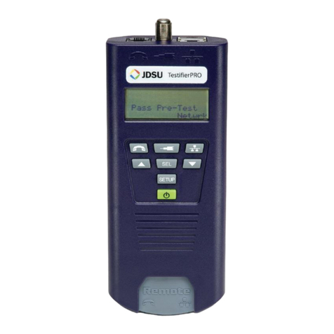 JDS Uniphase TestifierPRO User manual