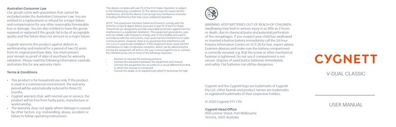 Cygnett V-DUAL CLASSIC user manual