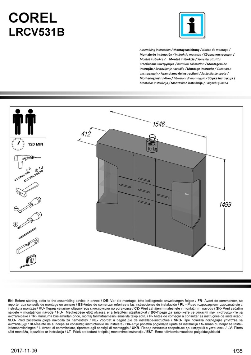 HOM'IN COREL LRCV531B User manual