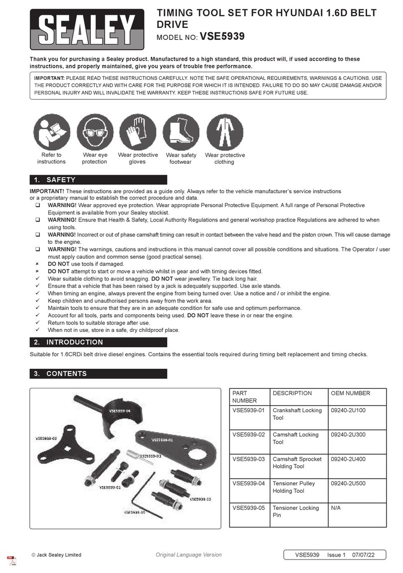 Sealey VSE5939 instructions Sealey VSE5939 instructions