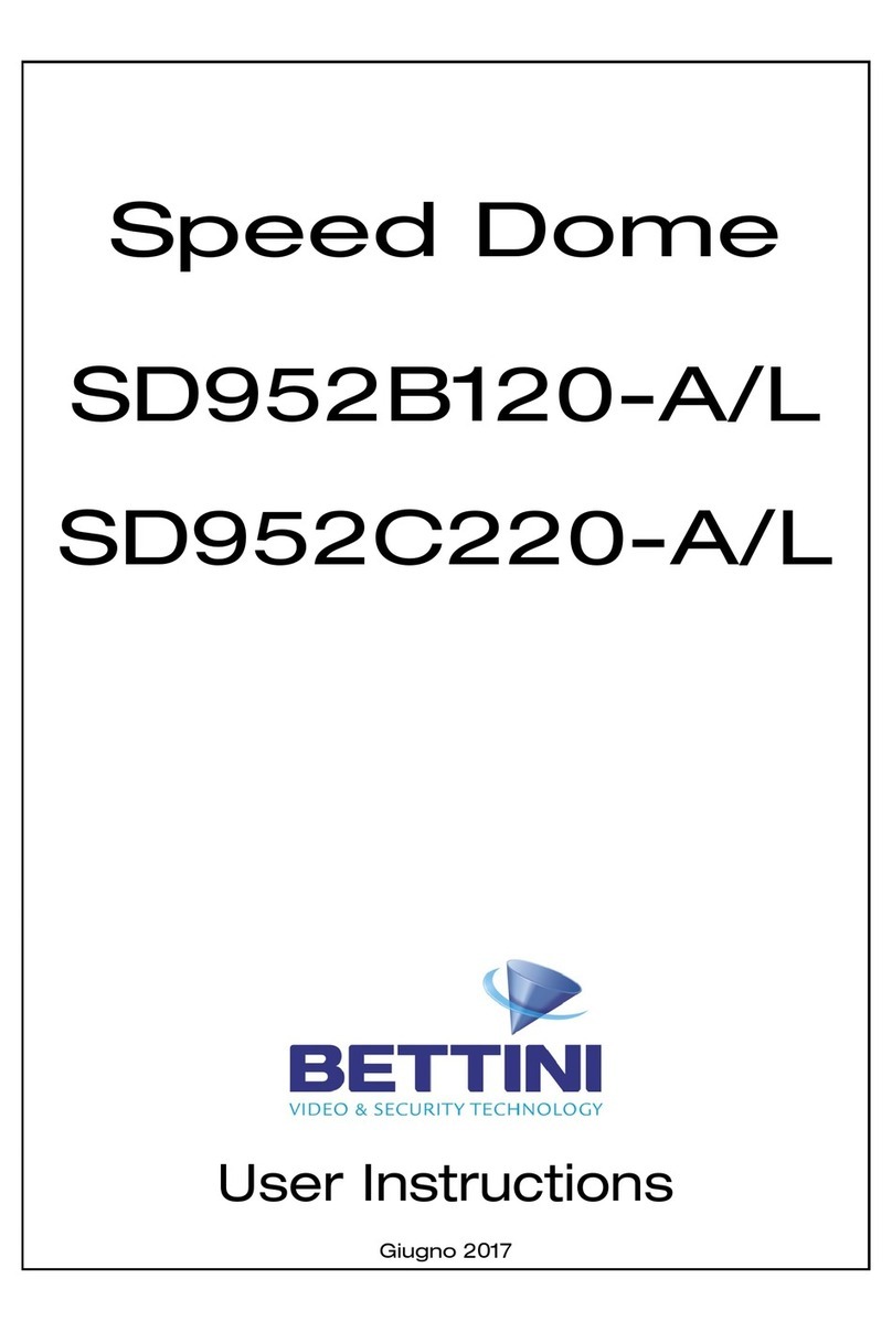 bettini SD952B120-A/L User instructions