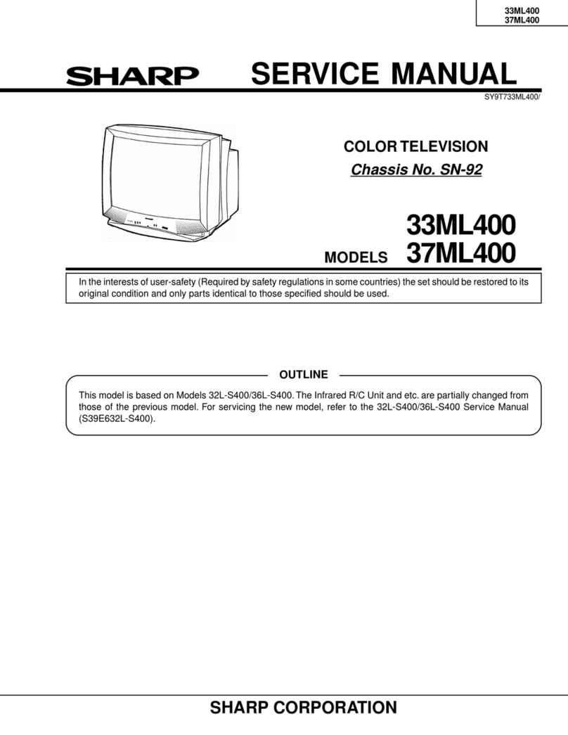 Sharp 33ML400 User manual