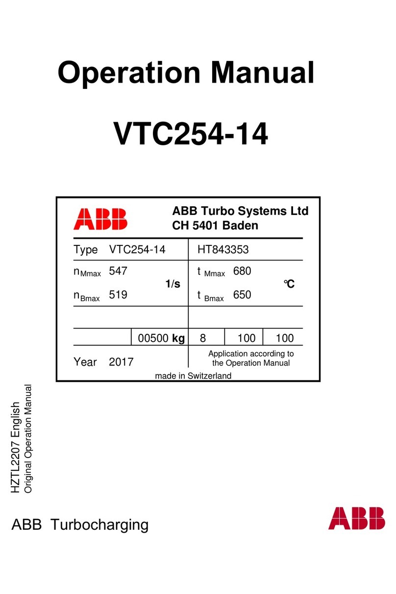 ABB HT843353 Operation manual