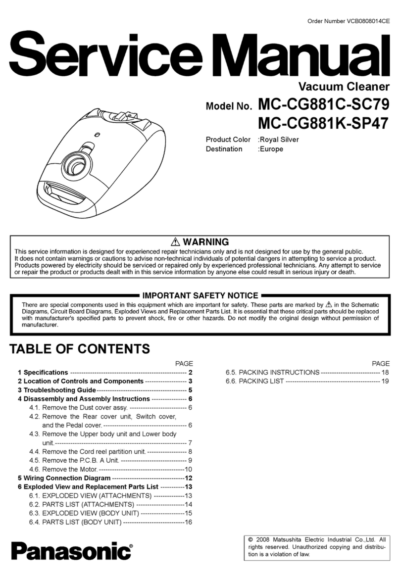 Panasonic MC-CG881C-SC79 Service manual