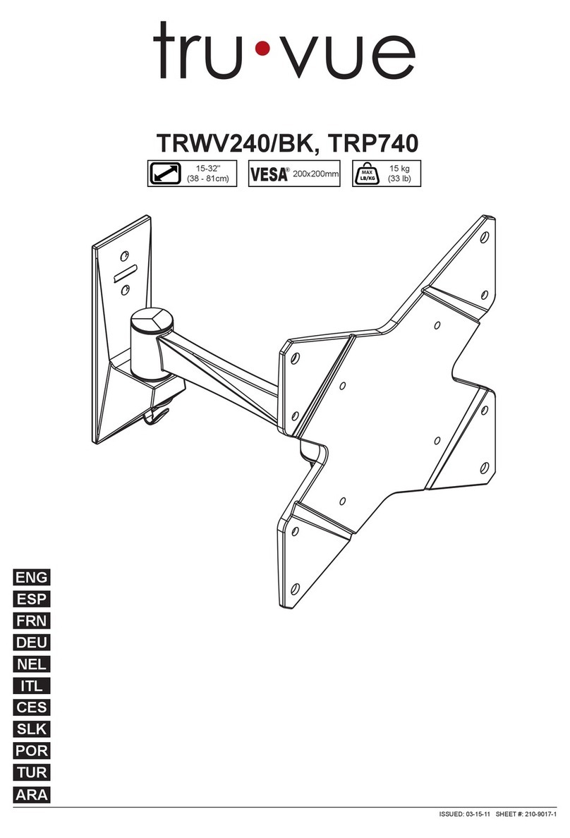peerless-AV Tru Vue TRP740 User manual