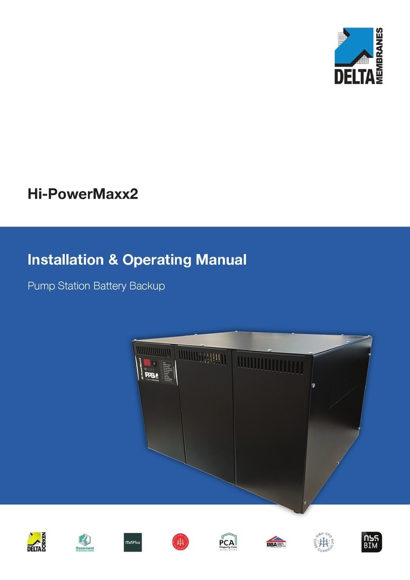 Delta Membranes Hi-PowerMaxx2 Installation & operating manual