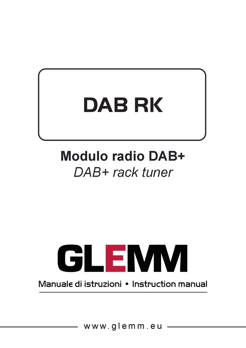 GLEMM DAB RK User manual