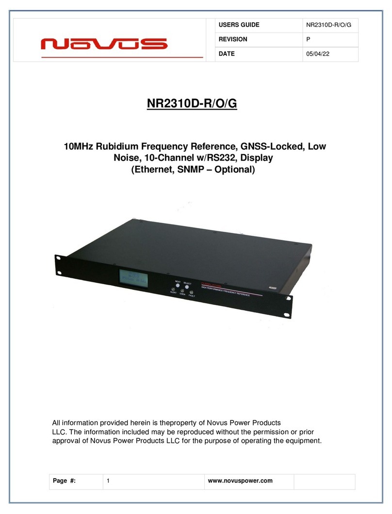Novus NR2310D-ROG user guide
