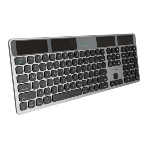 Macally BTSOLARKEY User manual