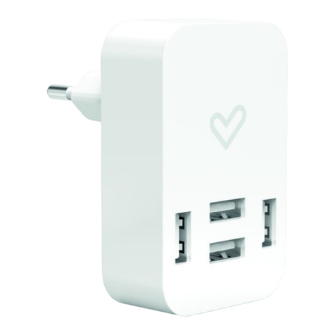 ENERGY SISTEM Home Charger 4.0A Quad USB User manual