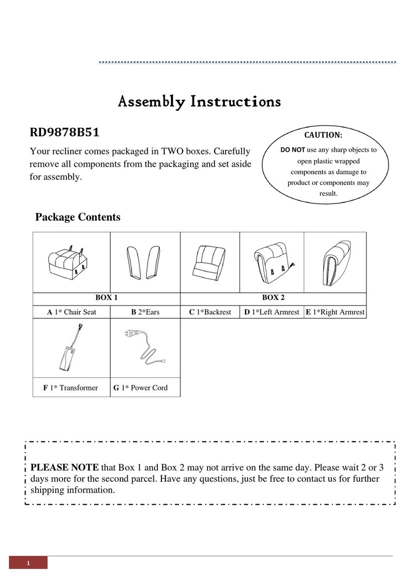 CANMOV RD9878B51 Assembly instructions