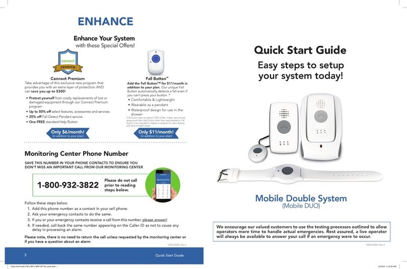MobileHelp Mobile Double System quick start guide