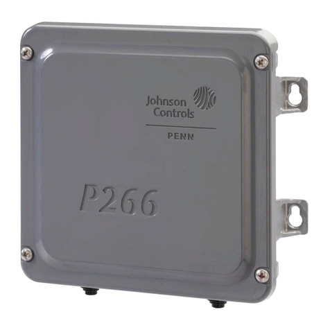 Johnson Controls P266 Series User manual Johnson Controls P266 Series User manual