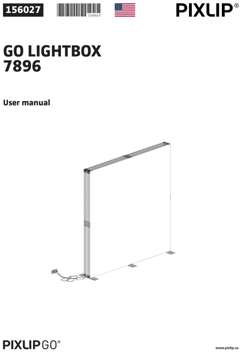 Pixlip GO LIGHTBOX 7896 User manual