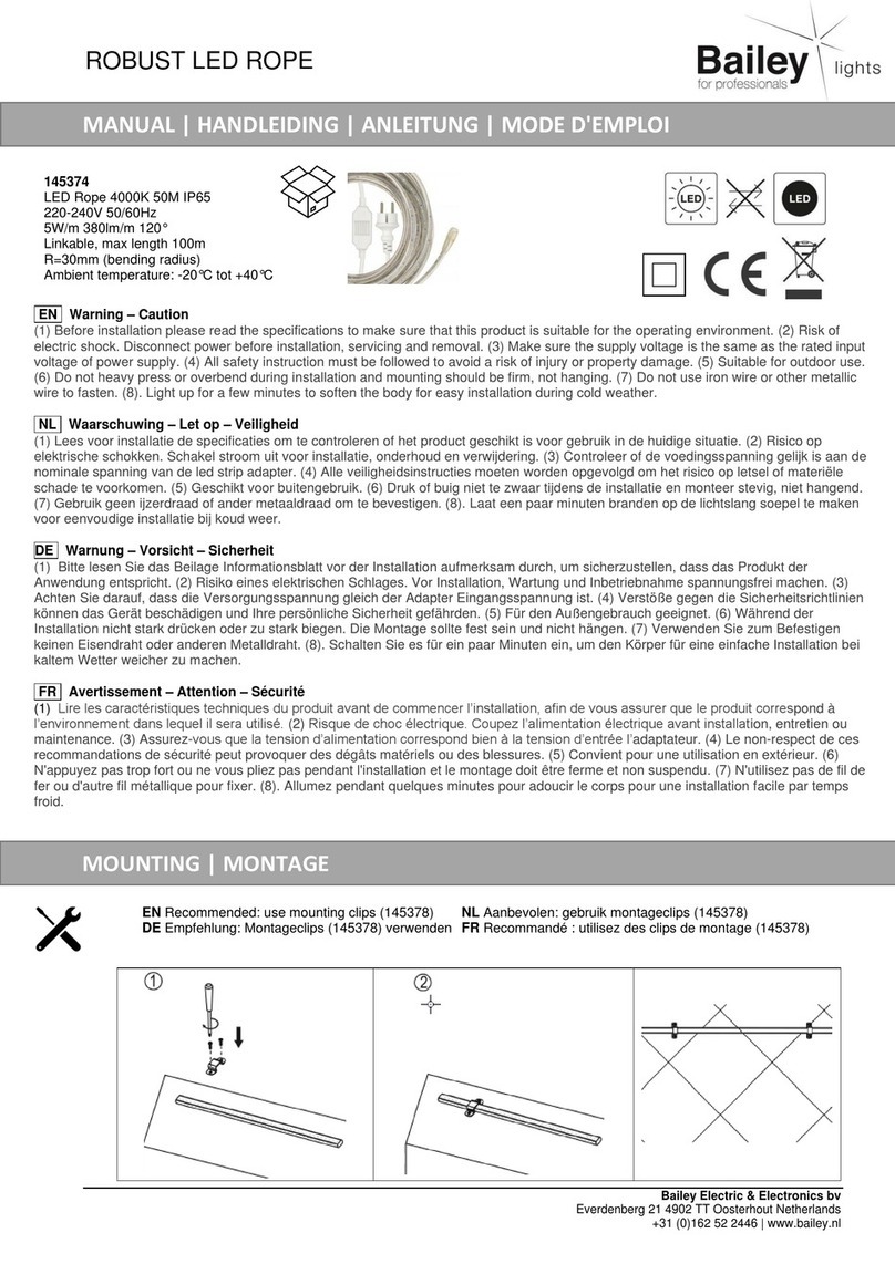 Bailey 145374 manual