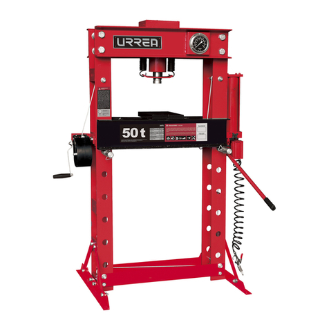 Urrea 2475 Dimensions and installation guide
