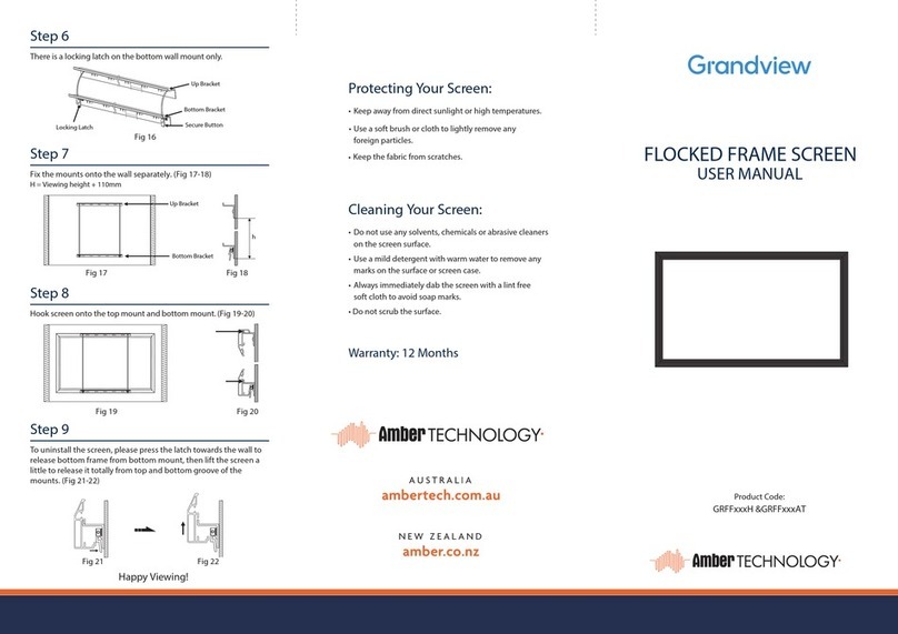 Amber Grandview GRFF H Series user manual Amber Grandview GRFF H Series user manual