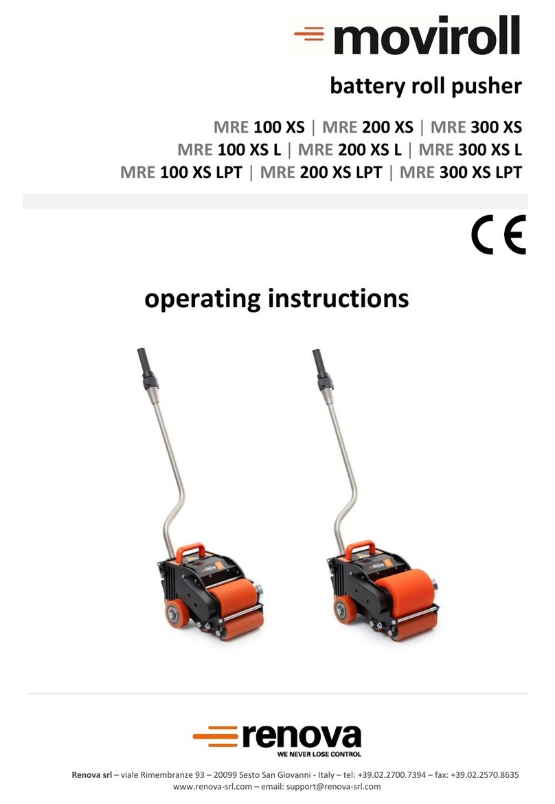 Renova moviroll MRE 100 XS operating instructions