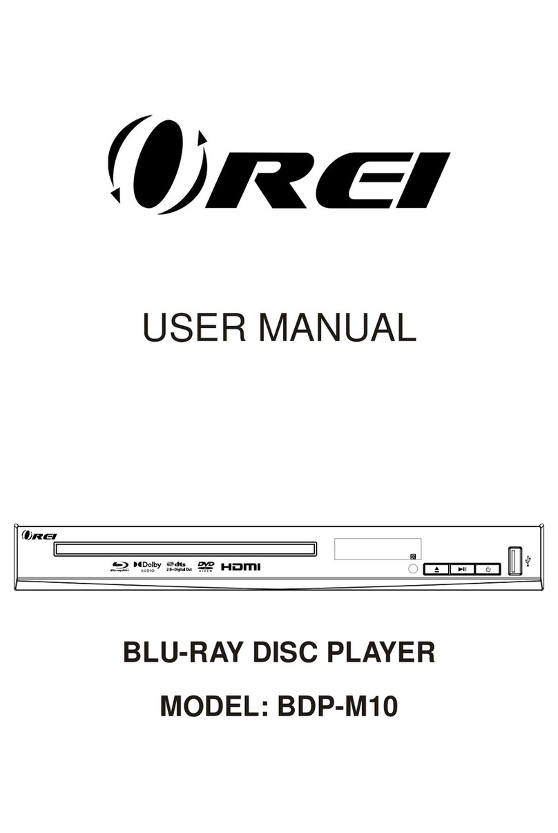 Orei BDP-M10 user manual