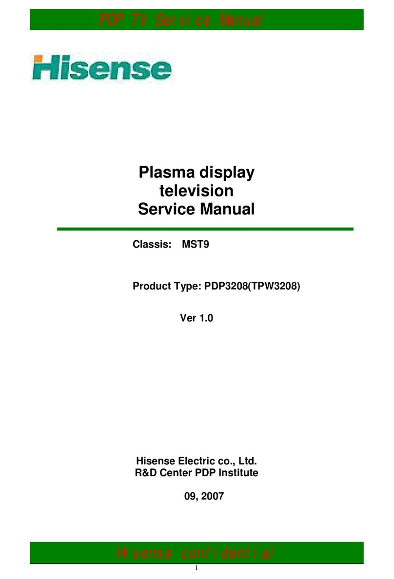Hisense PDP3208 User manual