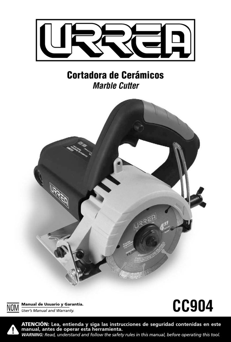 Urrea CC904 Dimensions and installation guide