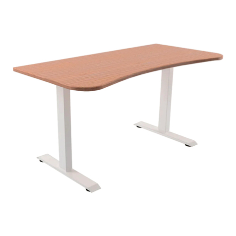 Ergonomyx Workspace Fitness Smart Sit-Stand Desk Disassembly manual Ergonomyx Workspace Fitness Smart Sit-Stand Desk Disassembly manual