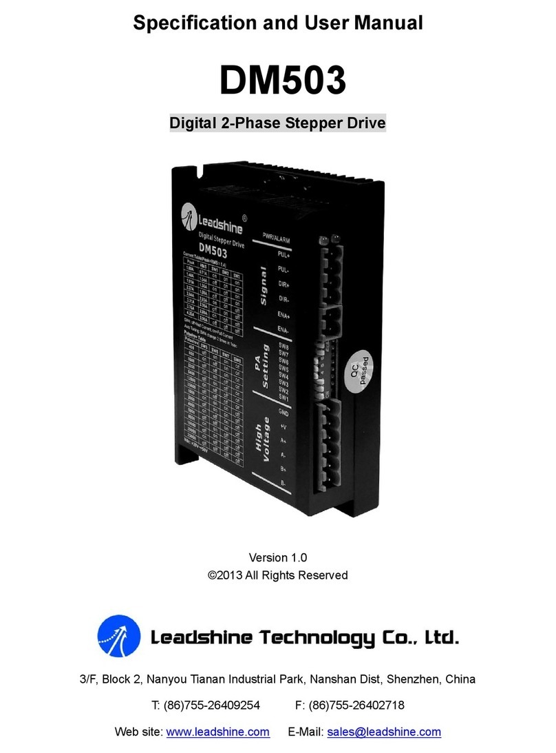 Leadshine Technology DM503 Installation instructions