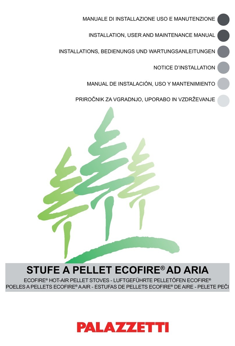 Palazzetti Ecofire Installation, user and maintenance manual Palazzetti Ecofire Installation, user and maintenance manual