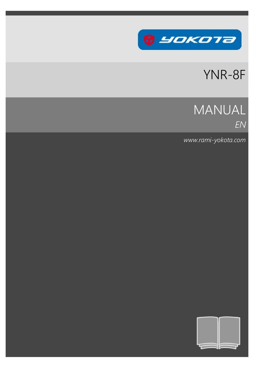Yokota YNR-8F User manual