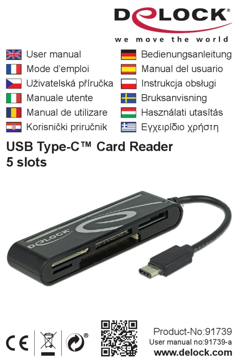 DeLOCK 91739 User manual DeLOCK 91739 User manual