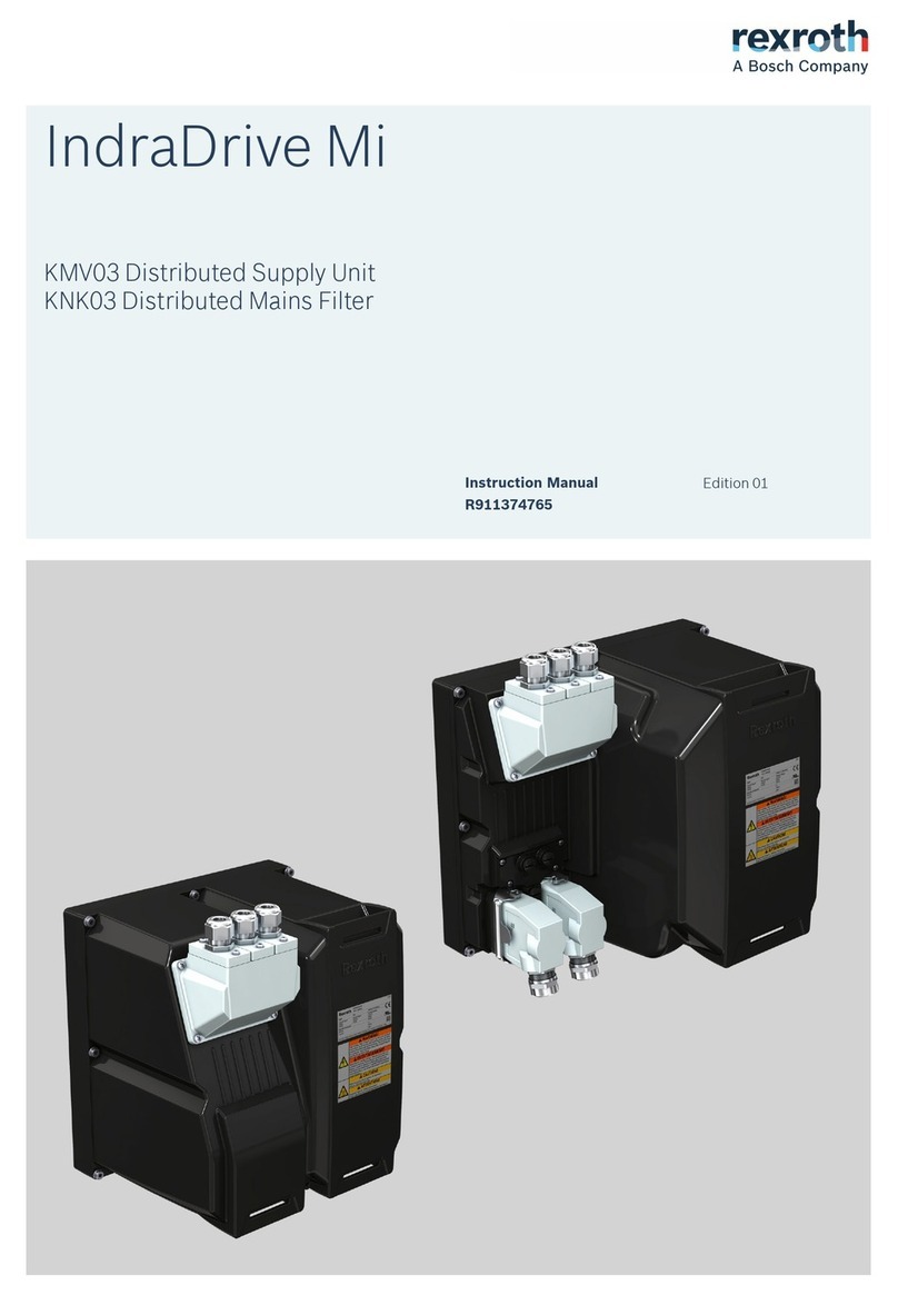 Bosch rexroth IndraDrive Mi KMV03 User manual