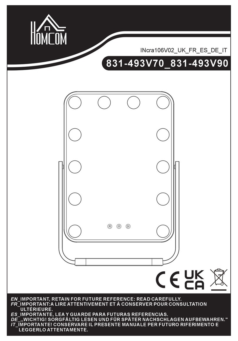 HOMCOM 831-493V70 manual