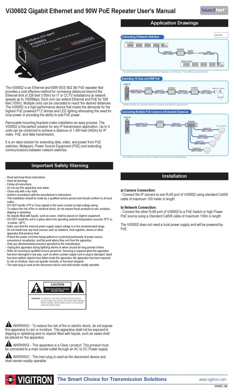 MaxiiNet Vi30602 user manual