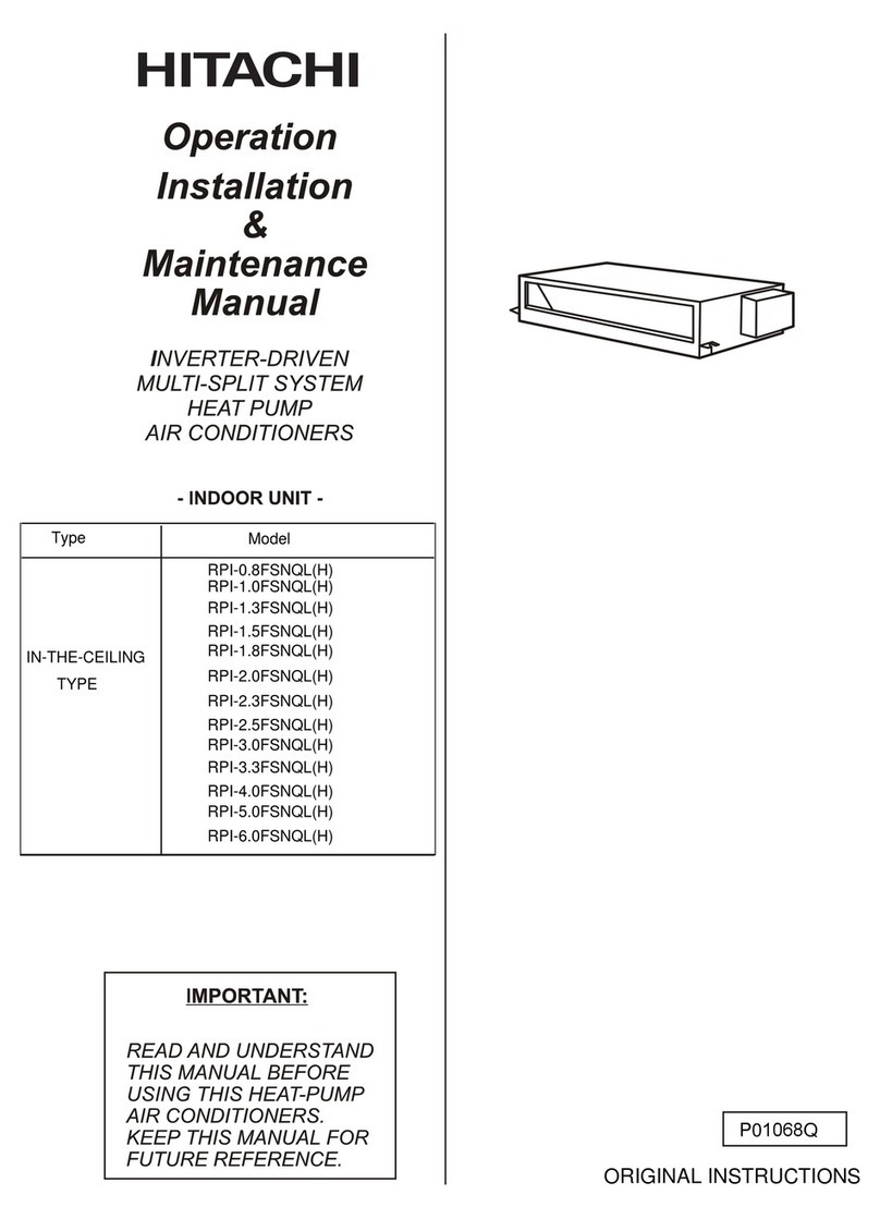 Hitachi RPI-0.8FSNQL(H) Instruction Manual