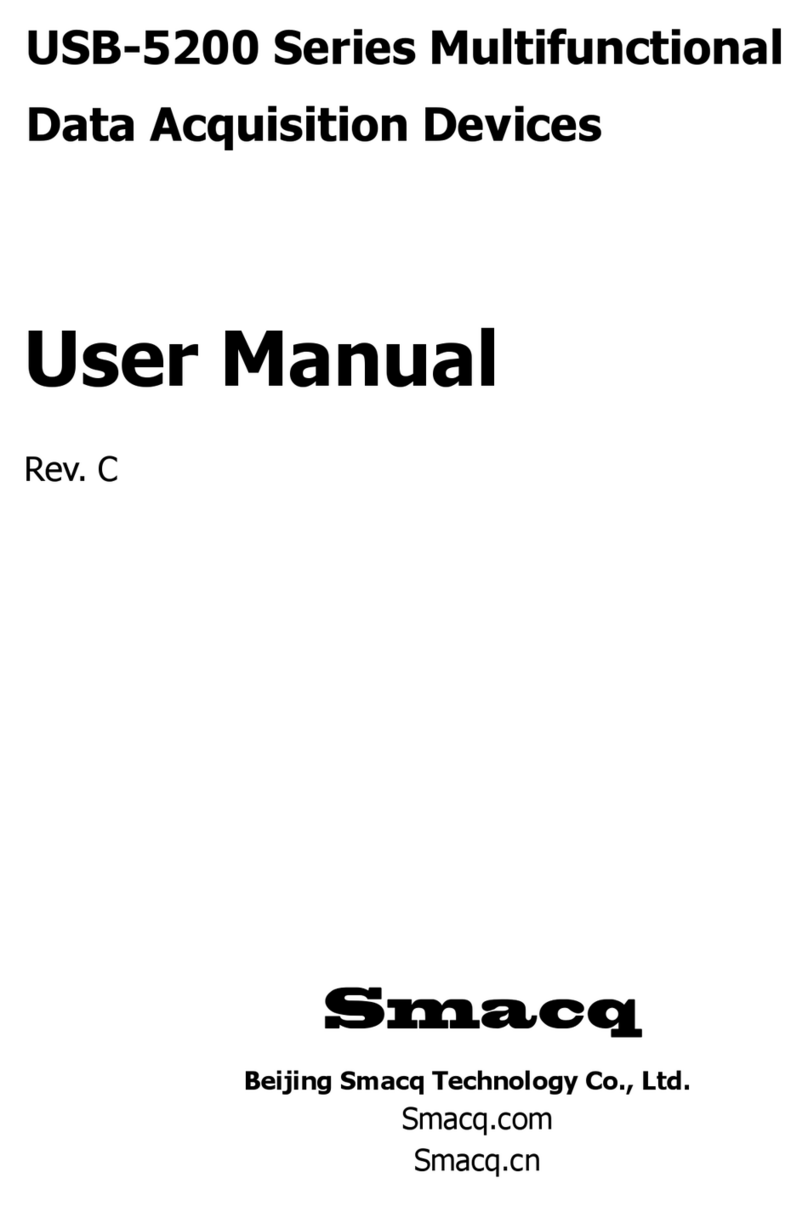Smacq Technologies USB-5200 Series user manual