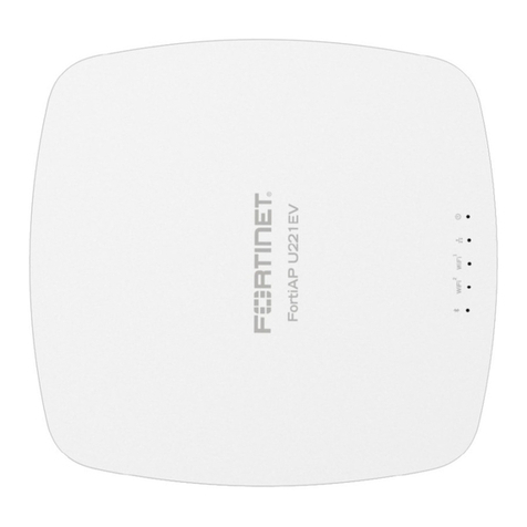 Fortinet FortiAP U221EV User manual