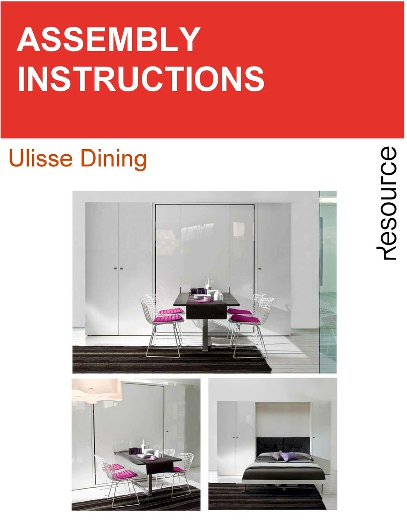 Resource Ulisse Dining Assembly instructions